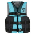 thumbnail image 1 of Full Throttle Teen Nylon Life Jacket Aqua, 1 of 3