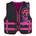 thumbnail image 1 of Full Throttle Youth Rapid-Dry Life Jacket - Pink/Black, 1 of 2