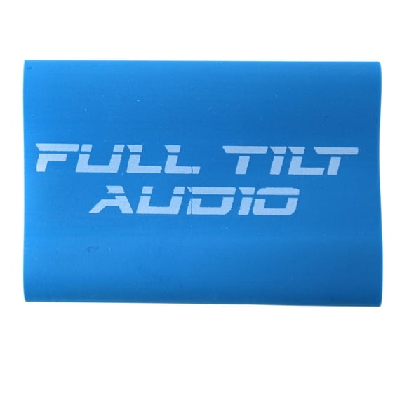 Full Tilt 0/4/8 AWG Gauge Car Audio Cable Protection Heat Shrink (10 Pack) (Blue, 4 Gauge, 10)