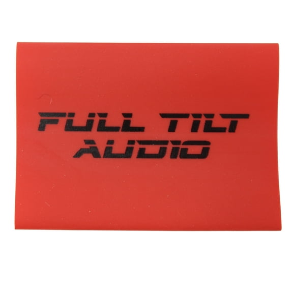Full Tilt 0/4/8 AWG Gauge Car Audio Cable Protection Heat Shrink (10 Pack) (Red, 4 Gauge, 10)