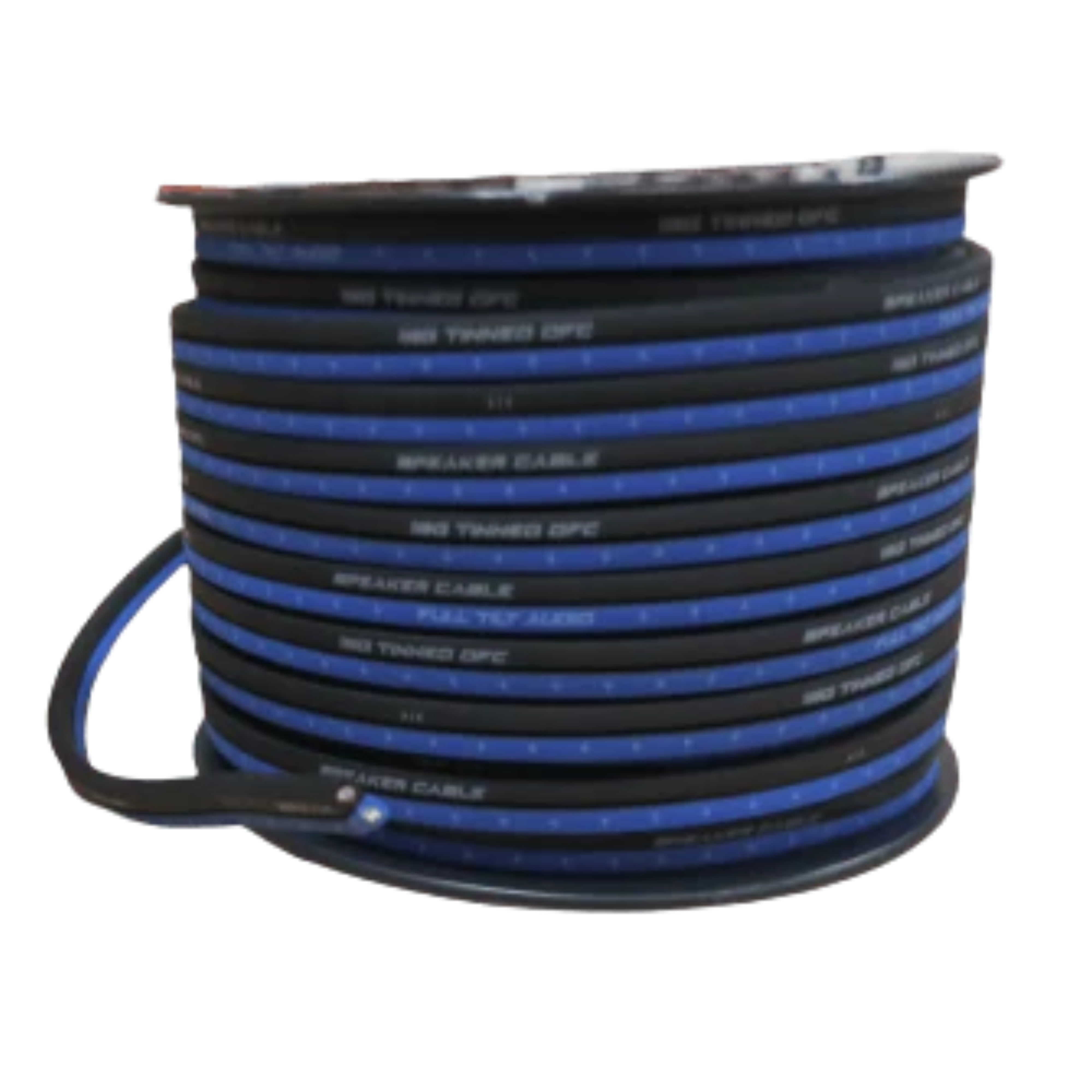Full Tilt Audio 16GA Tinned Oxygen Free Copper Speaker Wire Blue/Black