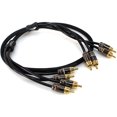 thumbnail image 1 of Full Tilt Audio HQ 3 Foot 4 Channel Gold Tip Interconnect RCA Cable FT-RC3.0-4CH, 1 of 4