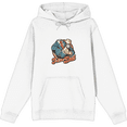 thumbnail image 1 of Full Time Dad Business Suit Adult White Long Sleeve Hoodie-XL, 1 of 6