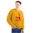 thumbnail image 1 of Full Time Job Fantasy Football Sports Men's Crewneck Sweatshirt Brisco Brands S, 1 of 5