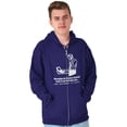 thumbnail image 1 of Full Time Job Fantasy Football Sports Zip Hoodie Sweatshirt Men Brisco Brands 2X, 1 of 5