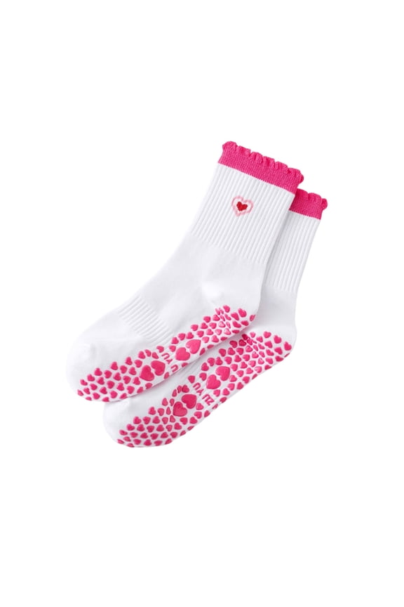 Full Toe Athletic Socks for Women Slip Resistant Pilates Sock Ankle Socks For Gym Fitness Dance Workout Trampoline