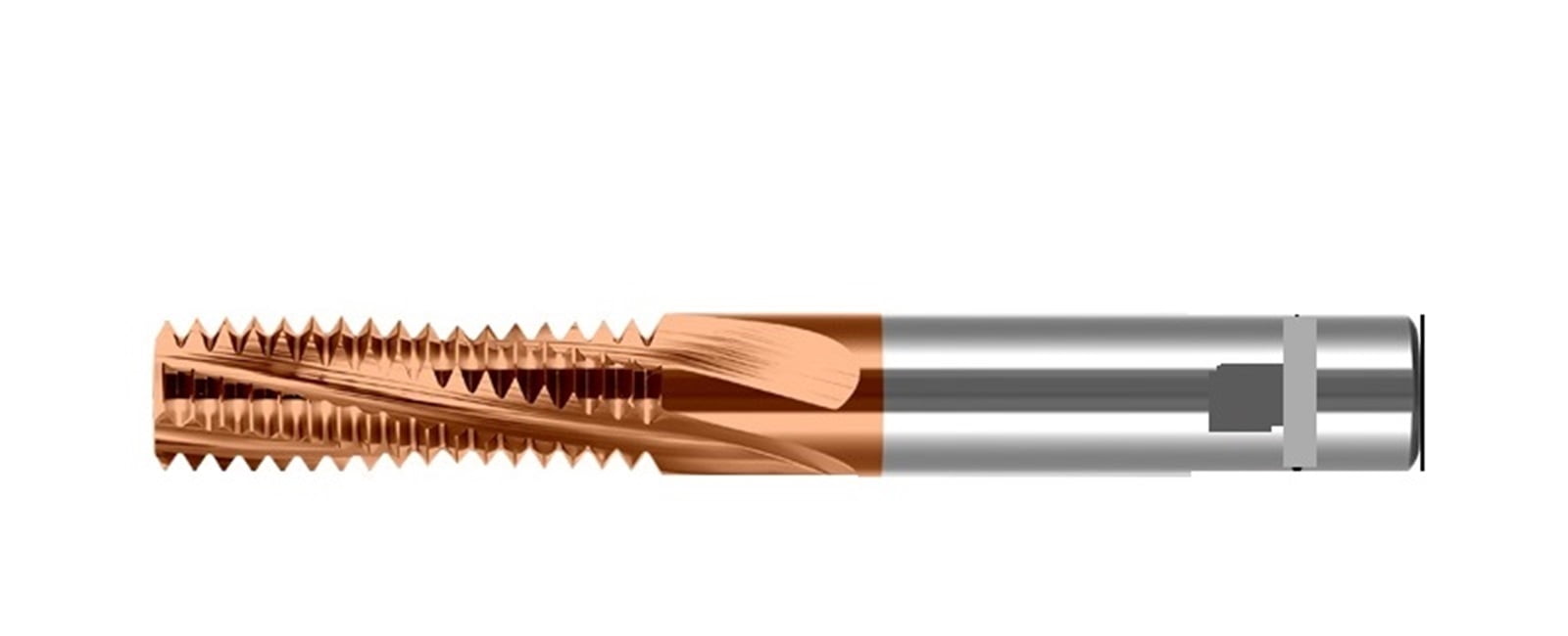 Full-Tooth Tungsten Steel Carbide Coating Thread Milling Cutter ...