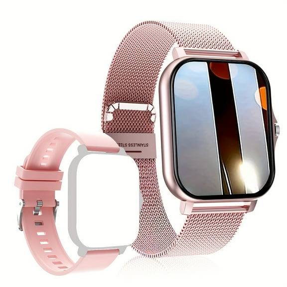 Full Touch Screen Smart Watch: Make & Answer Calls, Message Alerts, Unisex Design for Android & iPhone