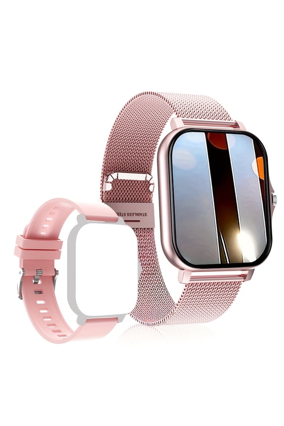 Full Touch Screen Smart Watch: Make & Answer Calls, Message Alerts, Unisex Design for Android & iPhone