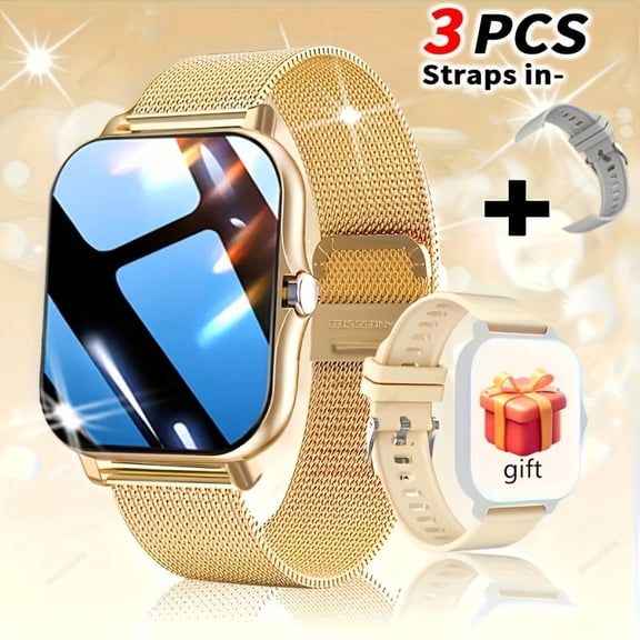 Full Touch Smart Watch, 1.83" TFT Display, Wireless Calls, Messages & Fitness Features
