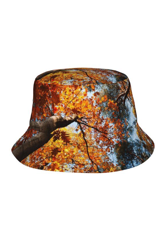 Full Trees Unisex Bucket Hat, Upf 50+ Sun Protection, Packable & Foldable Fisherman Hat For Men & Women, Lightweight Uv Sun Hat For Beach, Fishing, Hiking, Camping