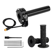 Full Twist Ebike Throttle Grip Kit,3 Pin Surron Style 12V-72V Universal Accelerator Handle Compatible with Macfox,HappyRun,Freego,Heybike Electric Dirt Bike
