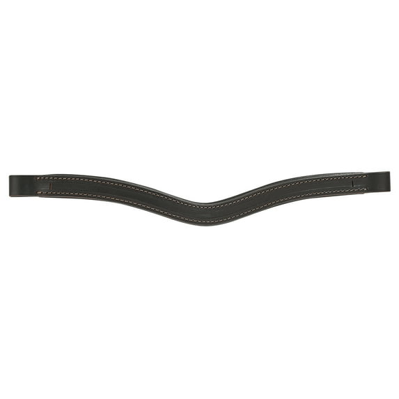 Full U Shape Hilason English Padded Bridle Browband Blanks Empty Channel