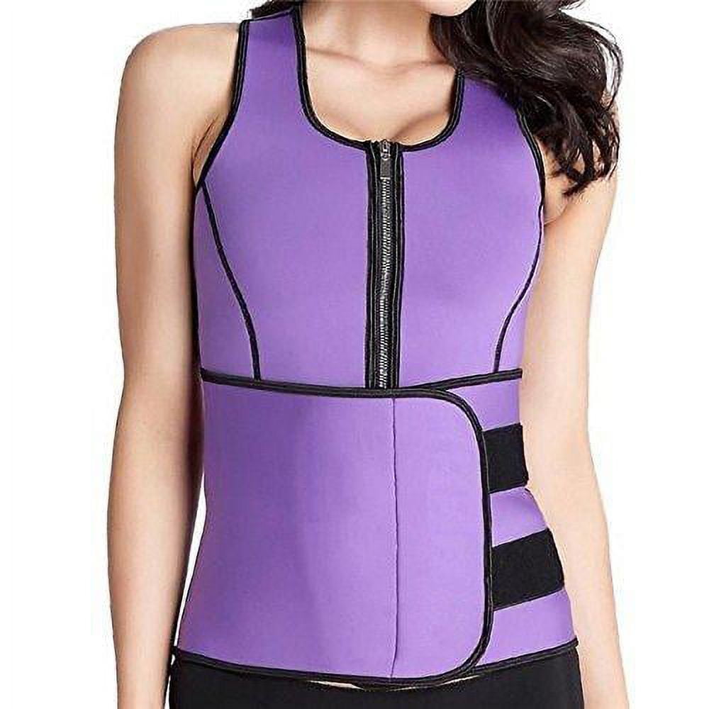 Full Upper Body Sauna Vest Waist Trainer and Sauna Suit in ONE