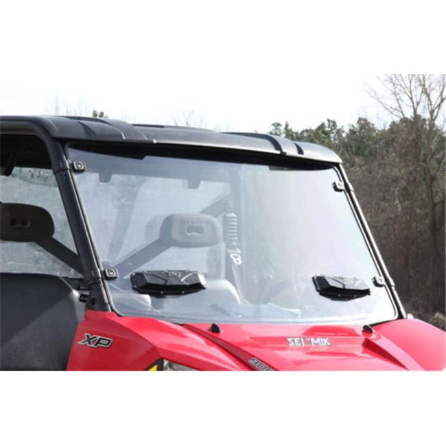 FullVented Hard Poly Windshield for Polaris Ranger