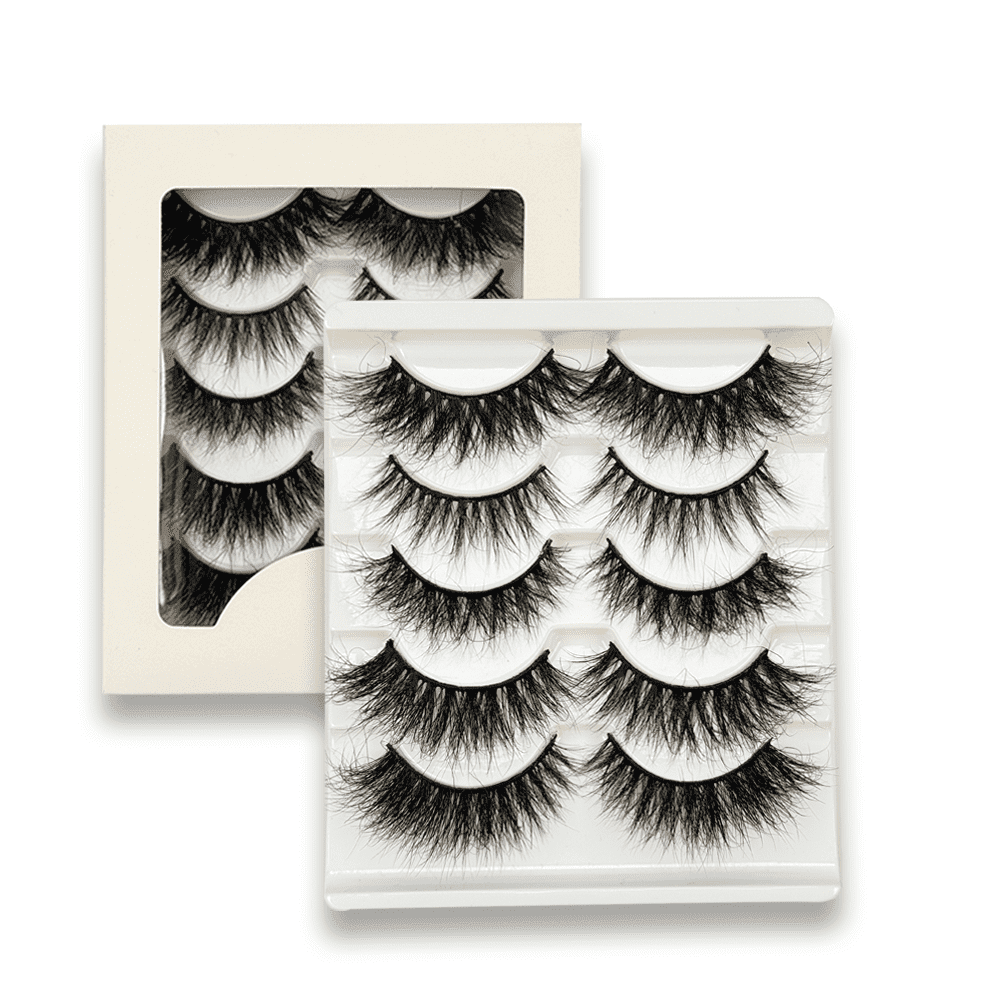 KISS Lash Couture, Black Faux Mink False Eyelashes, Reusable, Soft