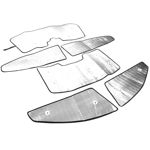 Full Windshield Sunshade for BMW 8 Series (4-door version) 2019-2022, Full Window Sun Shade Foldable Reflective Sun Visor Custom Sunscreen UV Blocker Privacy Protector HeatShield