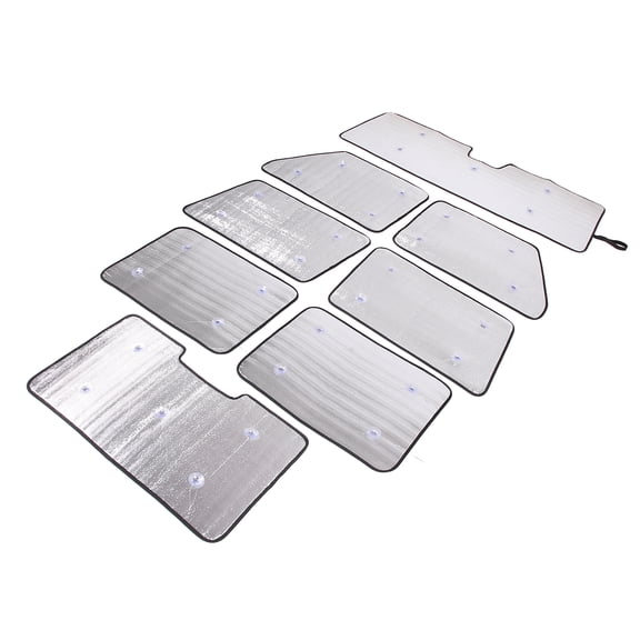 Full Windshield Sunshade for Benz G-Class 2004-2018, Full Window Sun Shade Foldable Reflective Sun Visor Custom Sunscreen UV Blocker Privacy Protector HeatShield