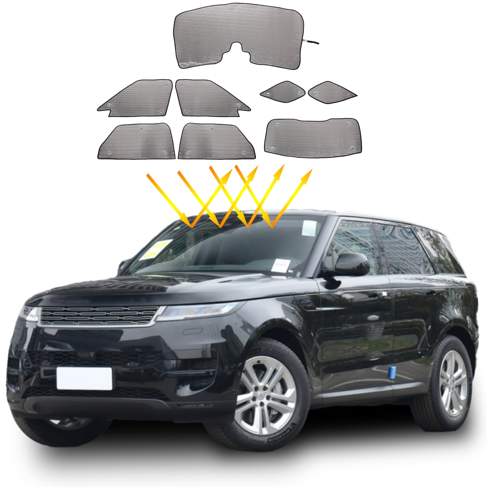 Full Windshield Sunshade for Land Rover Range Rover Sport 2023 2024 ...