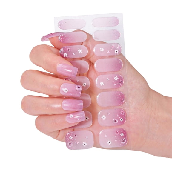 Full Wrap Nails Polish Stickers Adhesive Nails Wraps Nails Polish Strips Nails Decals Stickers for Nails Decoration