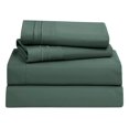 thumbnail image 1 of Full XL Bed Sheet Set - Wrinkle, Fade, Stain Resistant, Deep Pocket Sheets - Luxury Soft Bedding Sheets & Pillowcases, Full XL Forest Green, 1 of 2