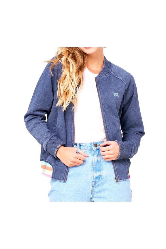 Full Zip Bomber Surf Revival Jacket [Navy]