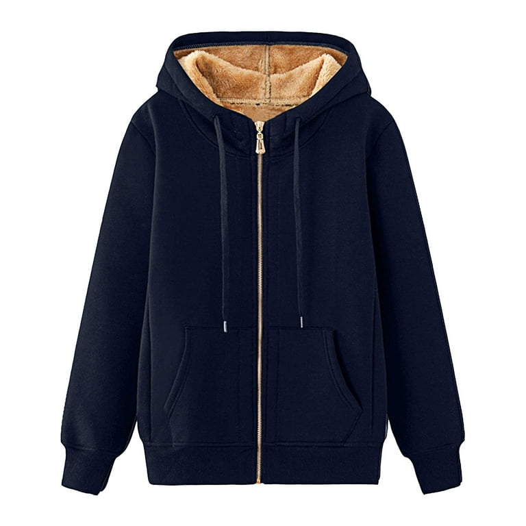 Simple Matching Zipper Plush Coat Simple Matching Zipper Plush Coat