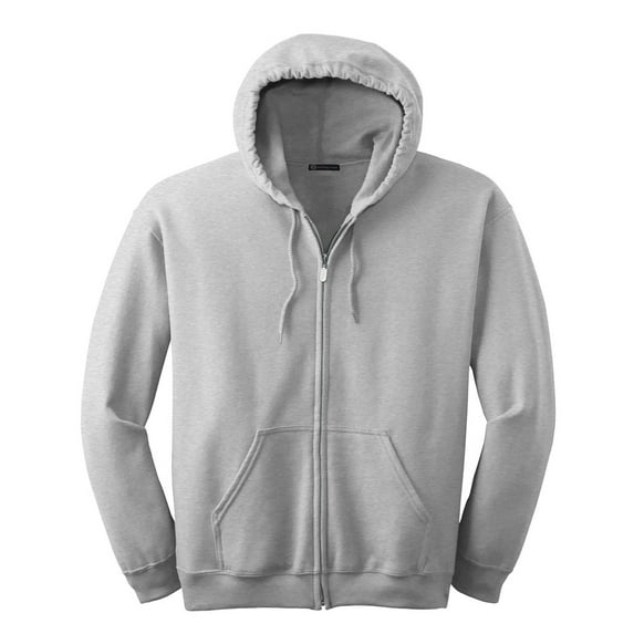 Full-Zip Hooded Sweatshirt - MH - Ash Grey MH18600SA 3XL