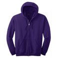 thumbnail image 1 of Full-Zip Hooded Sweatshirt - MH - Purple MH18600SA XL, 1 of 2