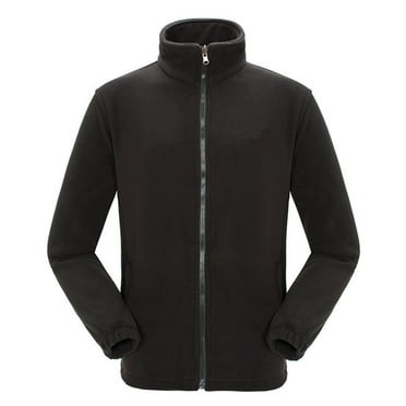 Full Zip Jackets for Women No Hood Casual Fleece Collared Warm Coats Ladies Long Sleeve Solid Color Soft Winter Workout Coat with Pockets Clearance