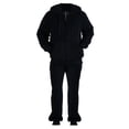 thumbnail image 1 of Full Zip Sweat Suits, Black - Small & 2XL - Pack of 24, 1 of 1