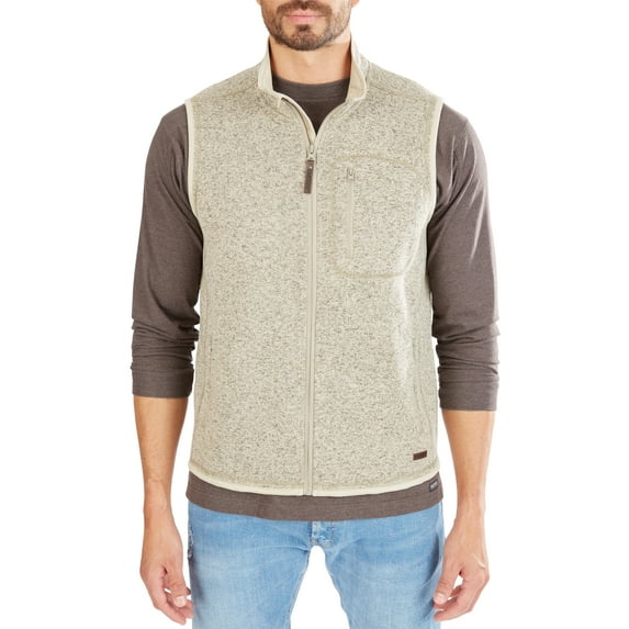 Full Zip Sweater Fleece Vest