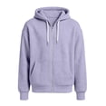 thumbnail image 1 of Full Zip Waffle Knit Hoodies For Men Sweatshirt Hooded Cardigan With Pocket Loose Fit Drawstring Athletic Jackets, 1 of 9