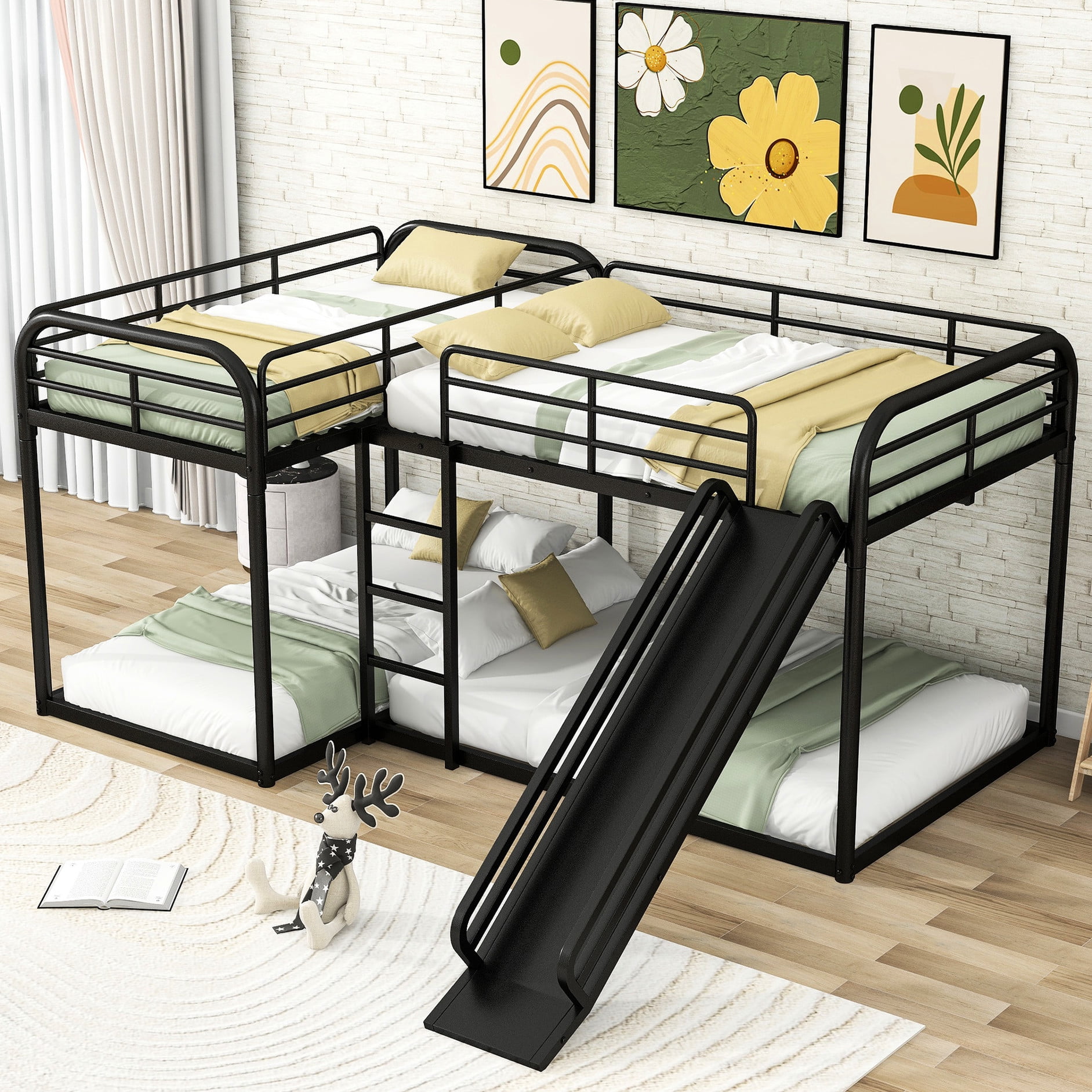 Full and Twin Size | Slide and Ladder, Multi - functional Bed ...