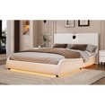 thumbnail image 1 of Full bed with built - in Bluetooth speakers and LED lights / Wireless music and customizable lighting in bedroom, 1 of 2