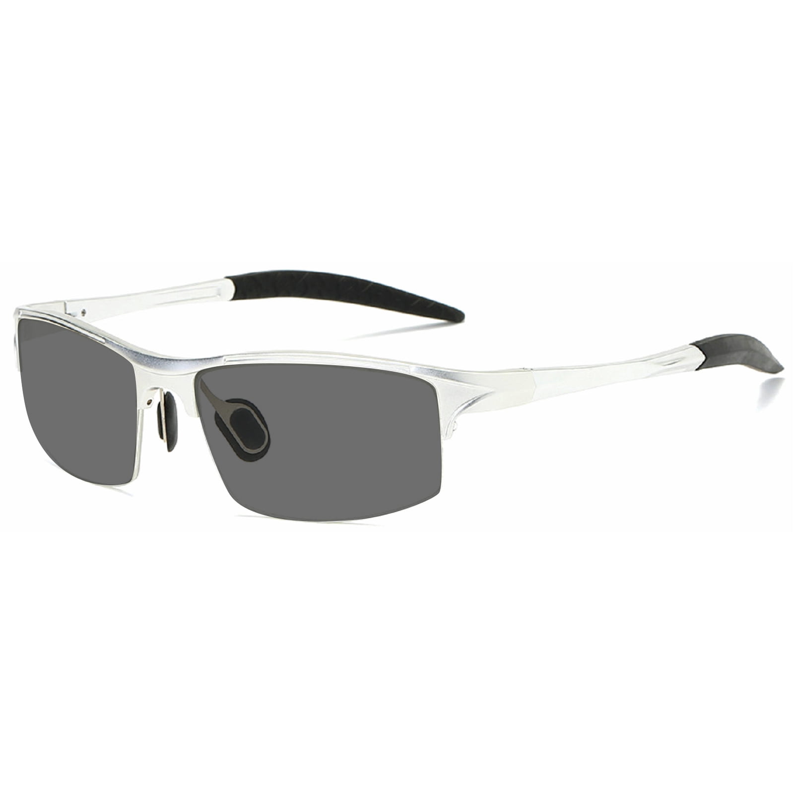 Full lens Polarized Reader Sunglasses for Men Women Wrap Around Sports ...