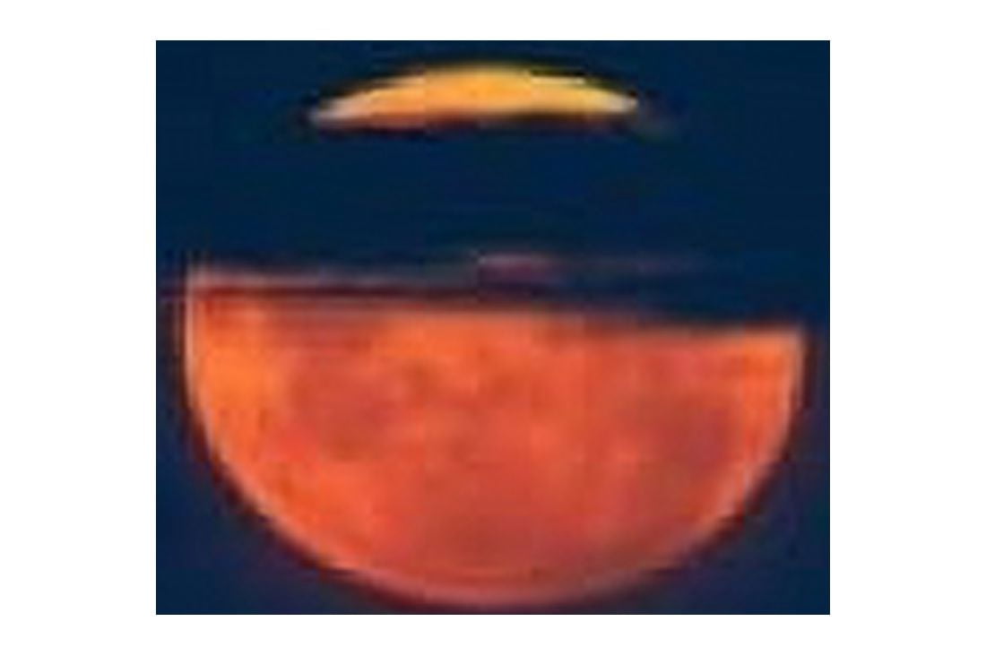 Full moon from Dunedin South Island New Zealand Canvas Art - David Wall DanitaDelimont (26 x 18)