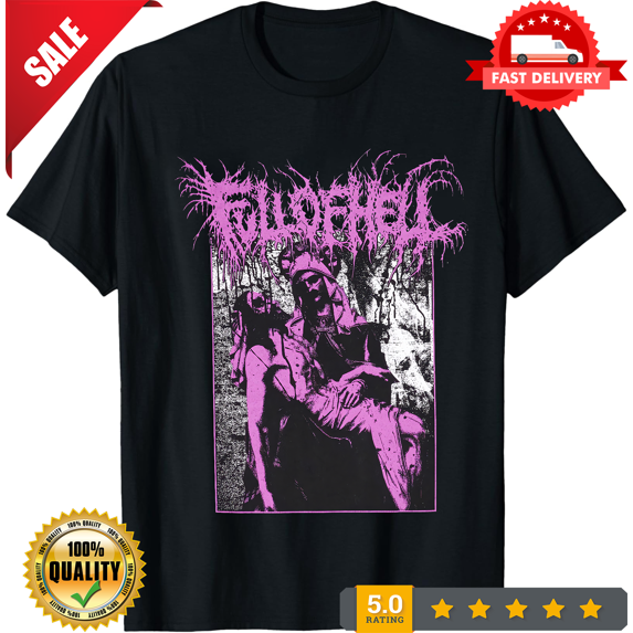 Full of Hell Band Black T-Shirt Cotton Unisex Short Sleeve, LIMITED EDITION-TH66528