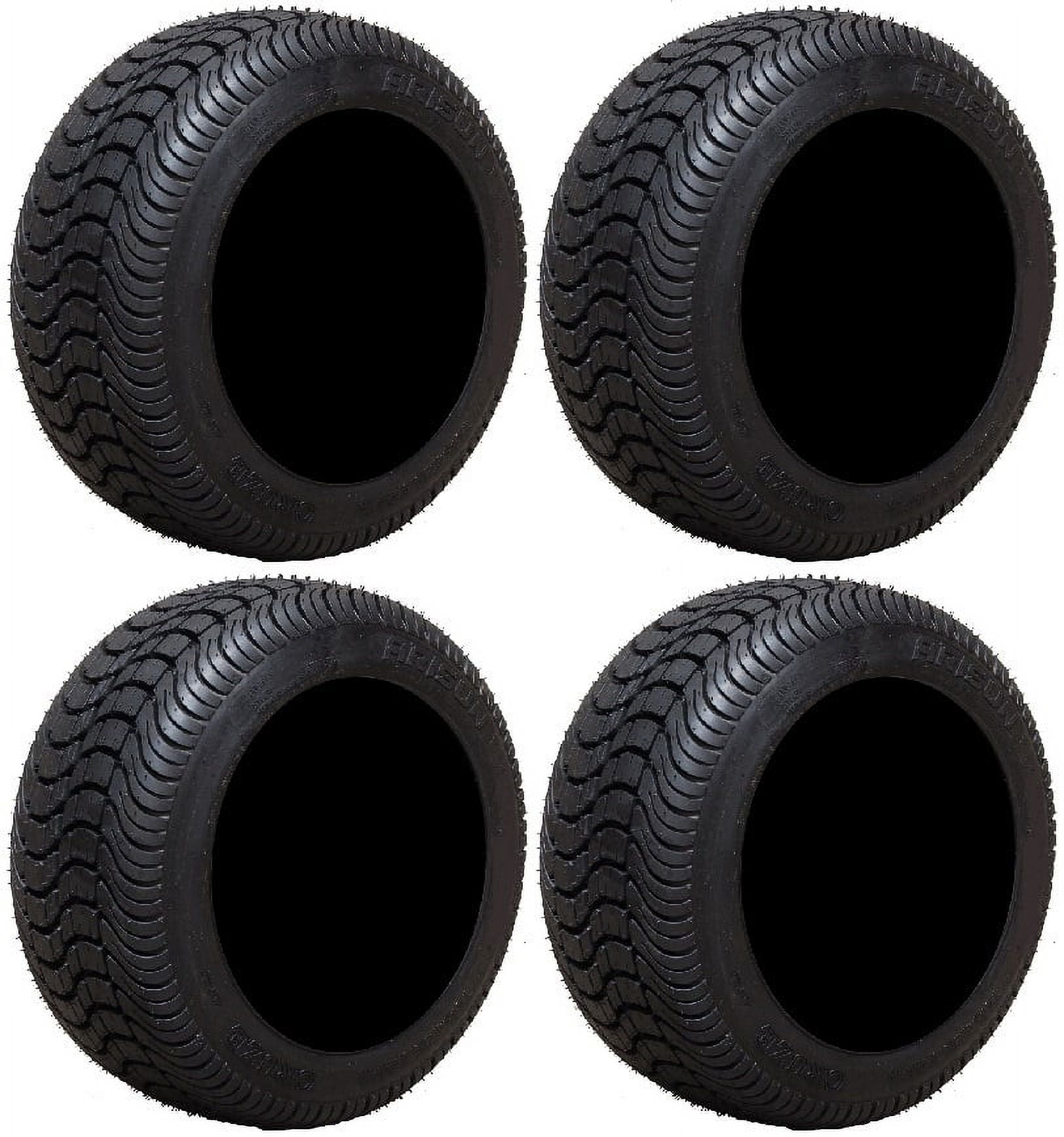 Full set of Arisun Cruze AT21 205x30-14 (4ply) Golf Cart Tires (4)