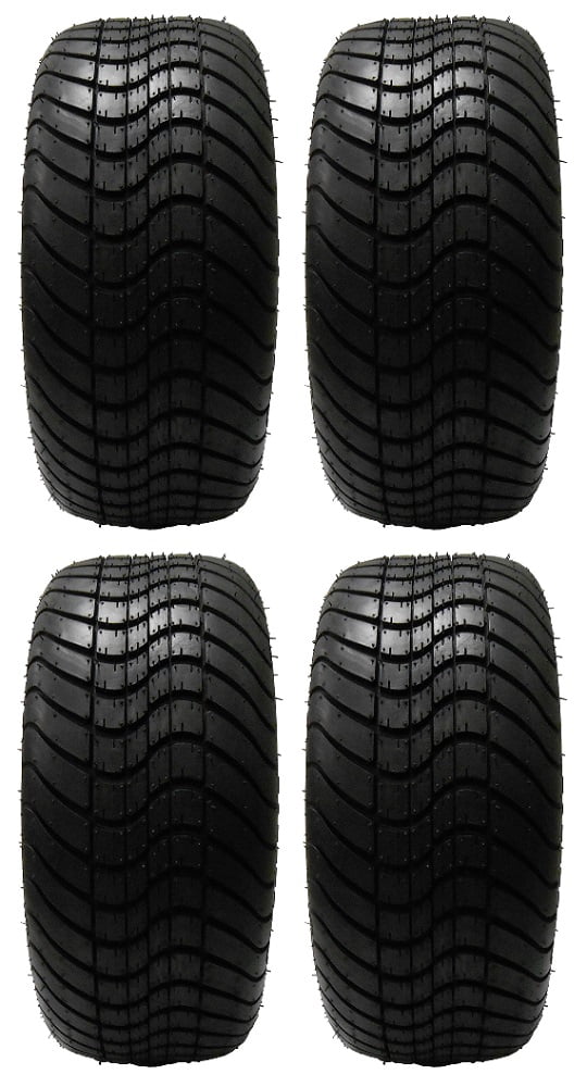 Full set of GTW Mamba Street 225x30-14 (4ply) Golf Cart Tires (4)