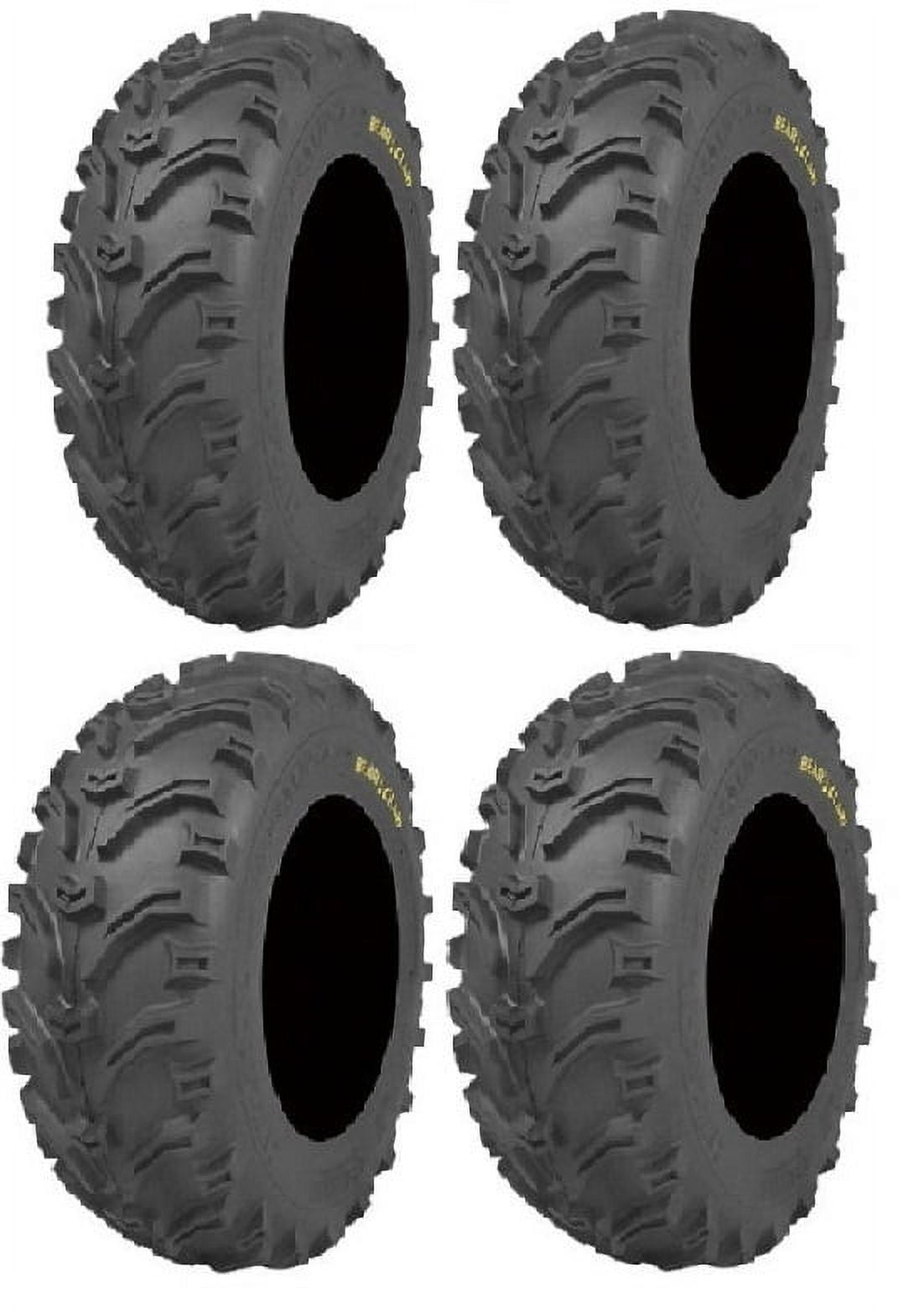 Full set of Kenda Bear Claw (6ply) 24x812 and 24x1011 ATV Tires (4