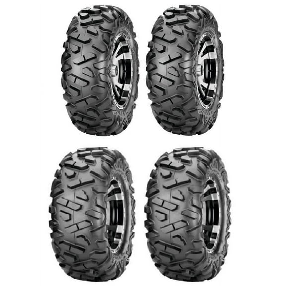 Full set of Maxxis BigHorn Radial 26x9-12 and 26x12-12 ATV Tires (4)