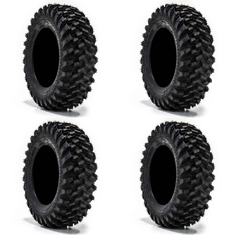 Full set of Super ATV Warrior XT (8ply) ATV Mud Tires 35x1015 (4
