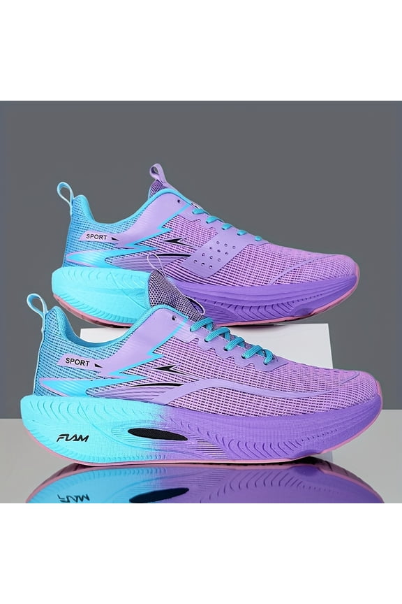 Full-sole Carbon Plate Running Shoes, Breathable and Shock-absorbing Sneakers