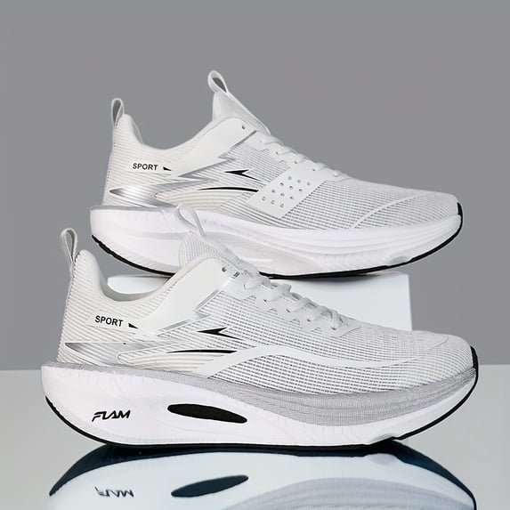 Full-sole Carbon Plate Running Shoes, Breathable and Shock-absorbing Sneakers