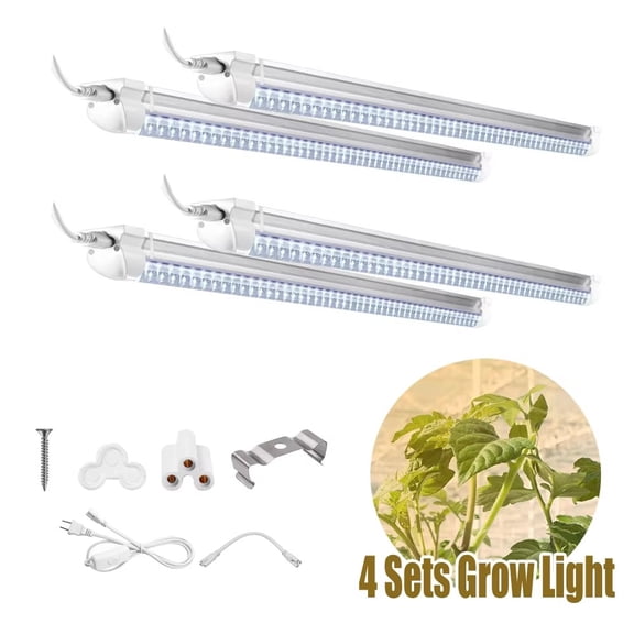 Full spectrum warm white 2-channel, 4-channel, T8 tube plant growth fill light, suitable for indoor and greenhouse use