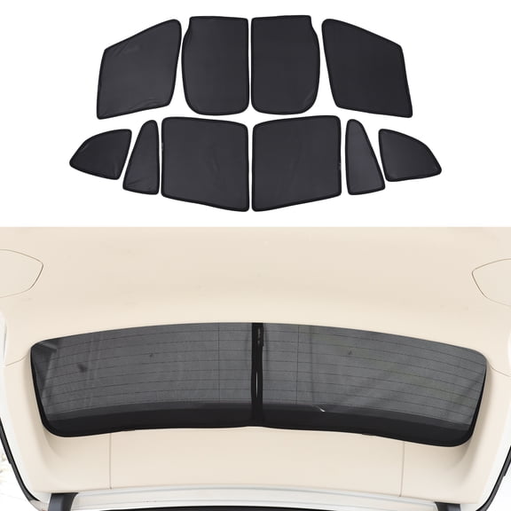 Full window yarn screens for BMW X3 2018-2024Window Screen Mosquito Net UV Blocker Sun Protector Glare HeatShield