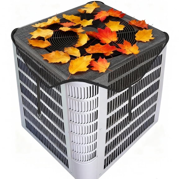 FullPetMoon Air Conditioner Cover for Outside Units,Central AC Covers , Top Universal Mesh Cover Defender for 28 x 28in All Seasons