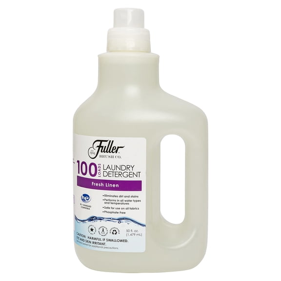 Fuller Brush 100 Laundry Detergent - Fresh Linen Scent, Skin & Color Safe Fabric Cleaner For Washing Infant/Baby Clothes, Sheets & Delicate Cloth (Pack of 1)