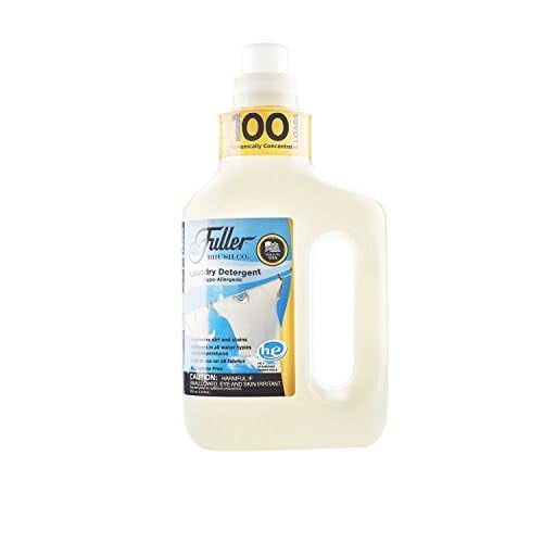Fuller Brush 100 Laundry Detergent - Hypoallergenic, Unscented & Dye Free Clothe Washing Formula For Washing Infant/Baby Clothing - Mild Cloth Cleaning Products For All Skin Types